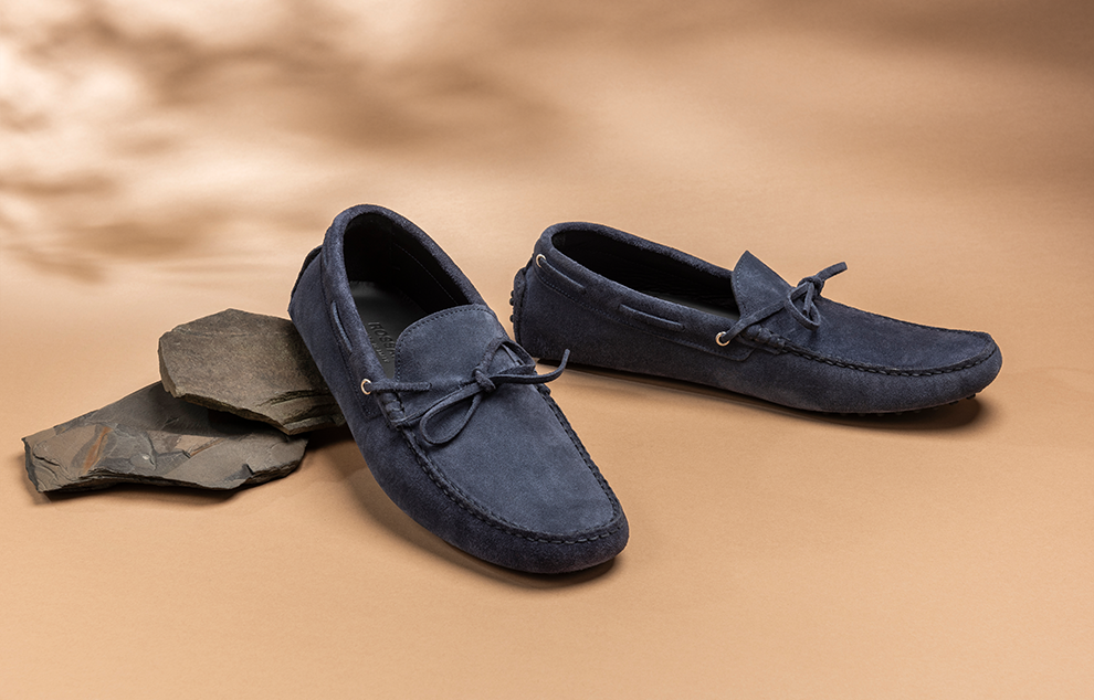 Santo - Blu Driving Shoes