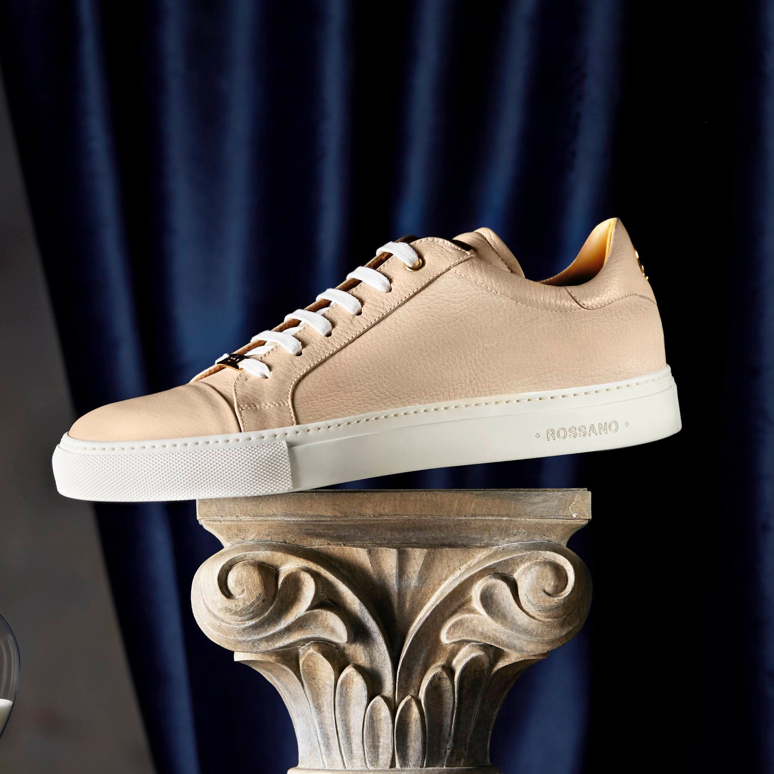 Villa - Beige Low Top Sneakers