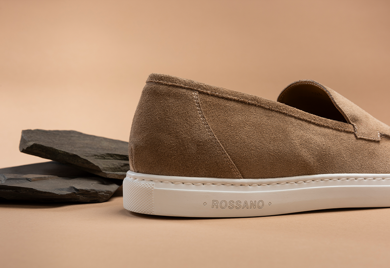 Edoardo - Beige Slip-On Shoes