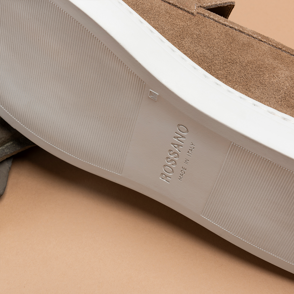 Edoardo - Beige Slip-On Shoes