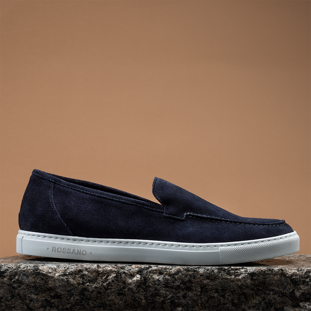 Edoardo - Blu Slip-On Shoes