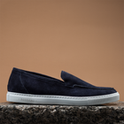 Edoardo - Blu Slip-On Shoes