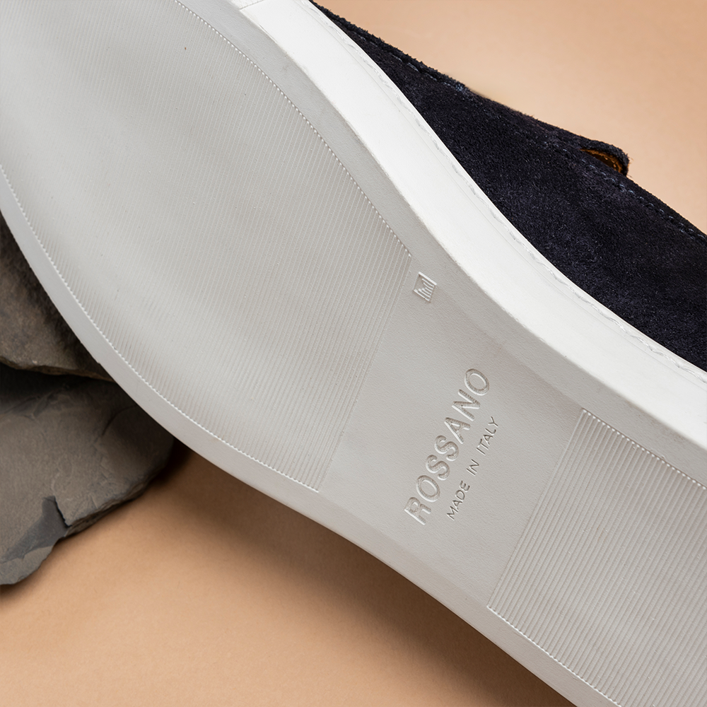 Edoardo - Blu Slip-On Shoes