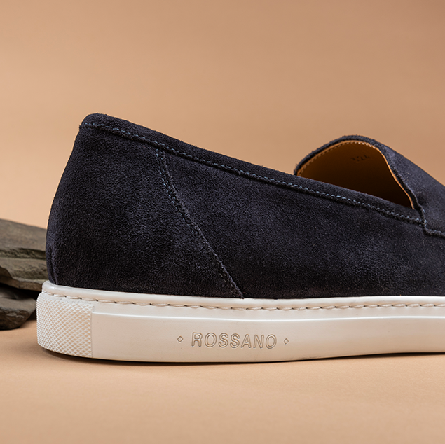 Edoardo - Blu Slip-On Shoes