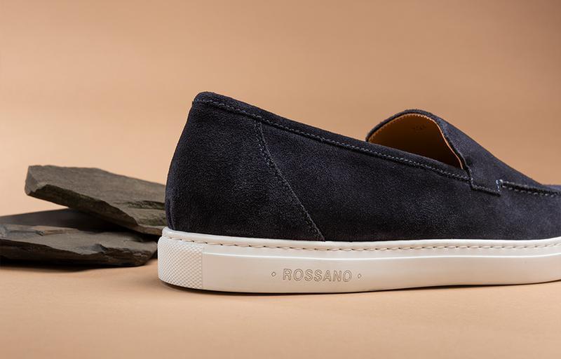 Edoardo - Blu Slip-On Shoes