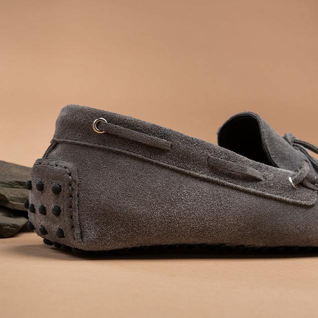 Santo - Grigio Driving Shoes