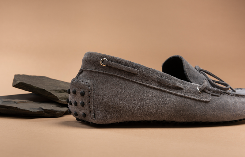 Santo - Grigio Driving Shoes