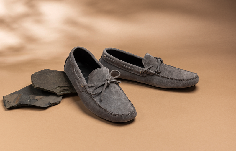 Santo - Grigio Driving Shoes