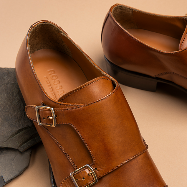 Armando - Marrone Monk-Straps