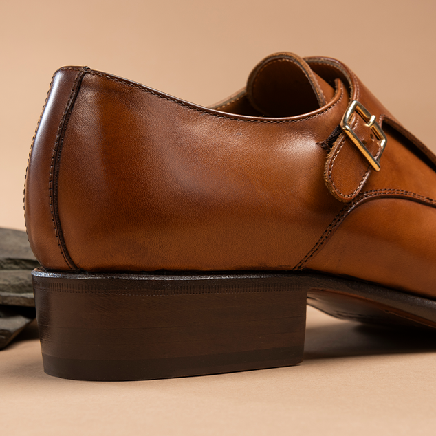 Armando - Marrone Monk-Straps