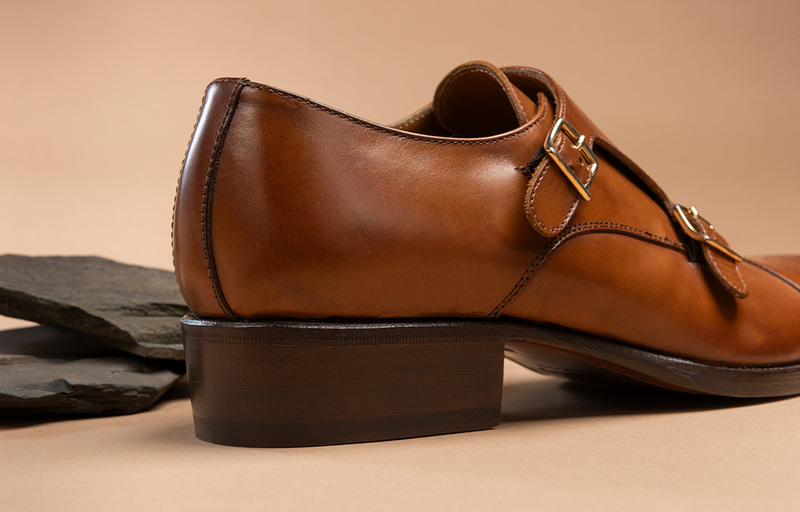 Armando - Marrone Monk-Straps