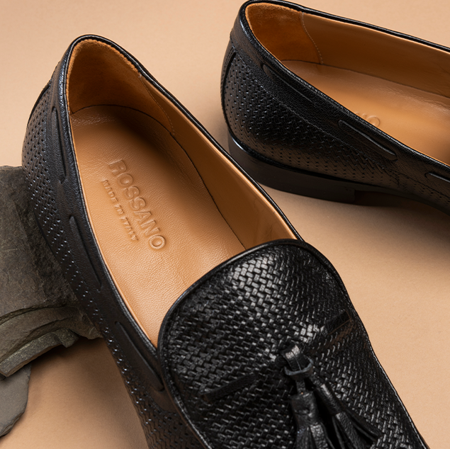 Gianni - Nero Tassel Loafers