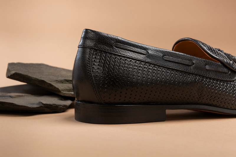 Gianni - Nero Tassel Loafers