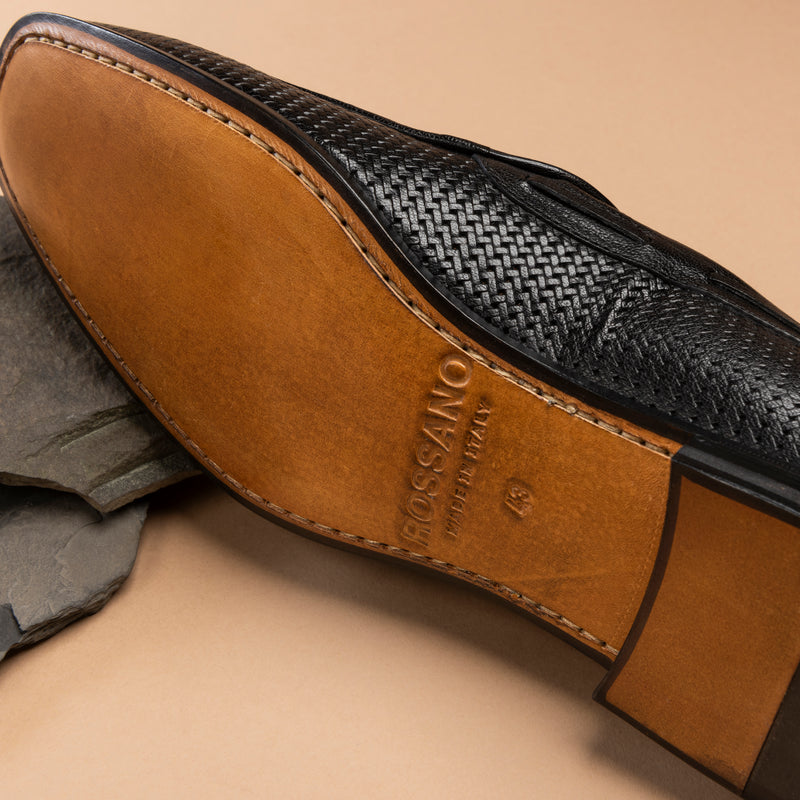 Gianni - Nero Tassel Loafers