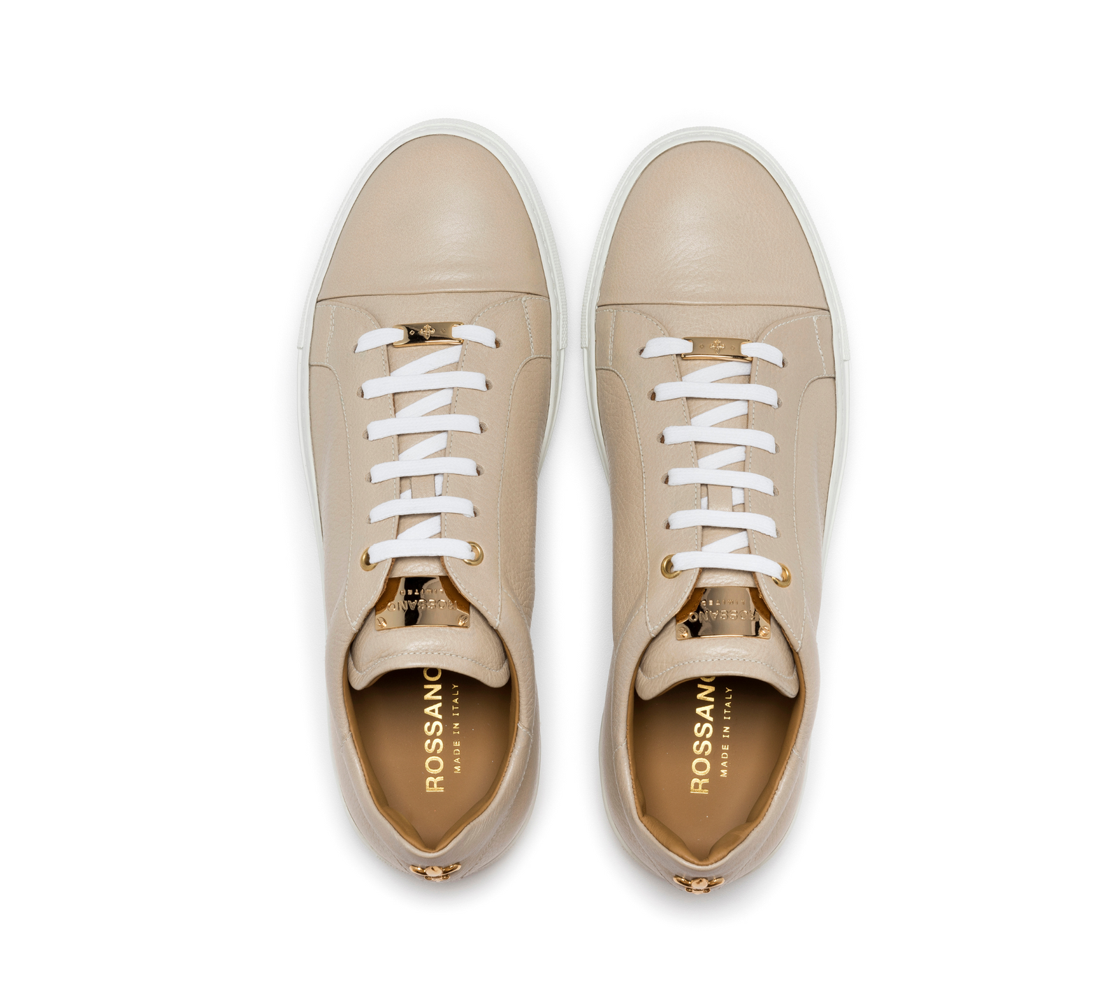 Villa - Beige Low Top Sneakers