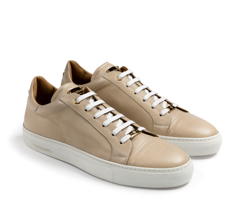 Villa - Beige Low Top Sneakers