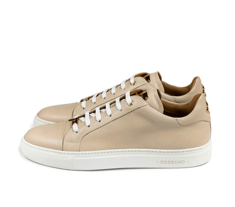 Villa - Beige Low Top Sneakers