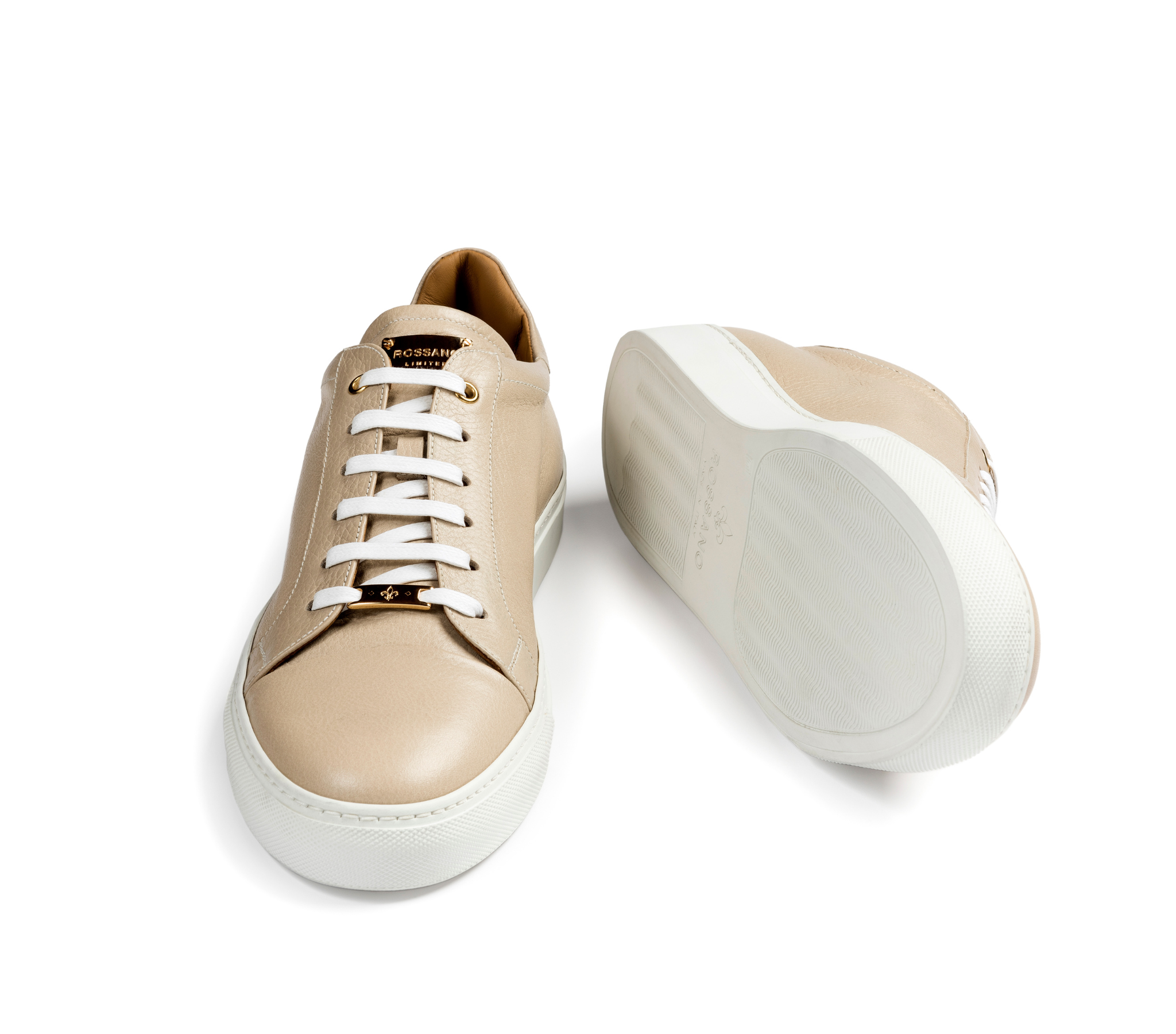 Villa - Beige Low Top Sneakers