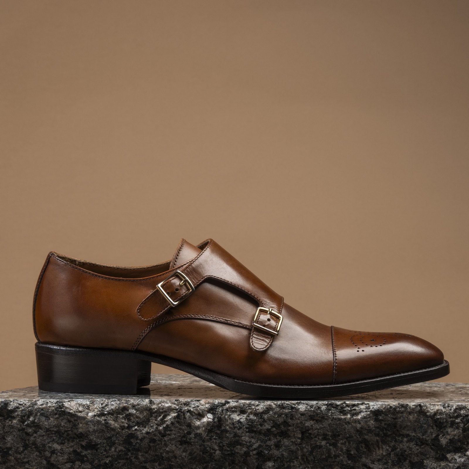 Armando double monk straps, hand made in Montegranaro